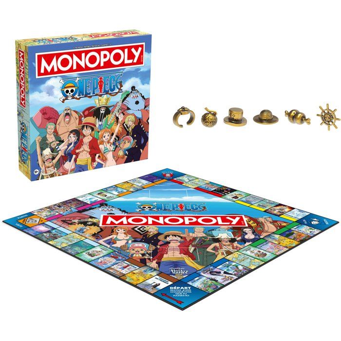 MONOPOLY - One Piece nouvelle édition - Jeu de société - WINNING MOVES - 2 à 6 joueurs - Dès 12 ans