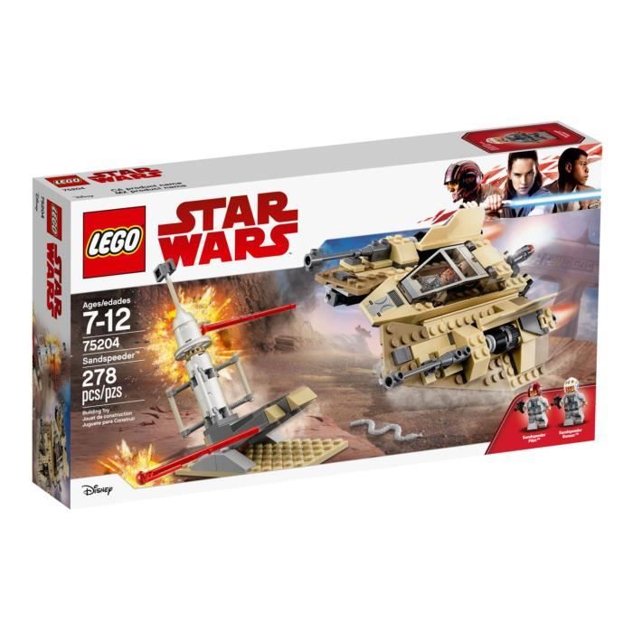 Jeu de construction - LEGO - 75204 - Star Wars - Speeder des sables - 2 figurines incluses