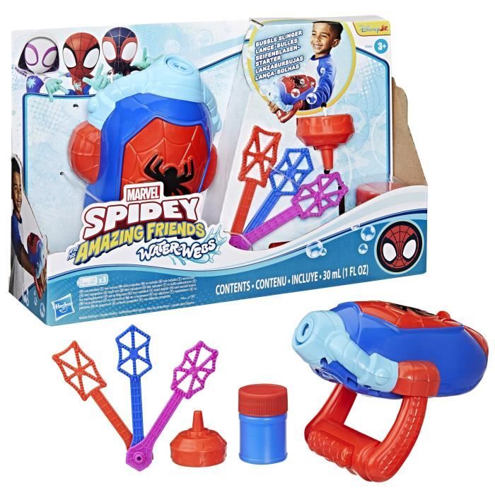 Spidey Lance-bulles électronique jouets de déguisement de super-héros pour enfants dès 3 ans Marvel Spidey et ses Amis Extraordin