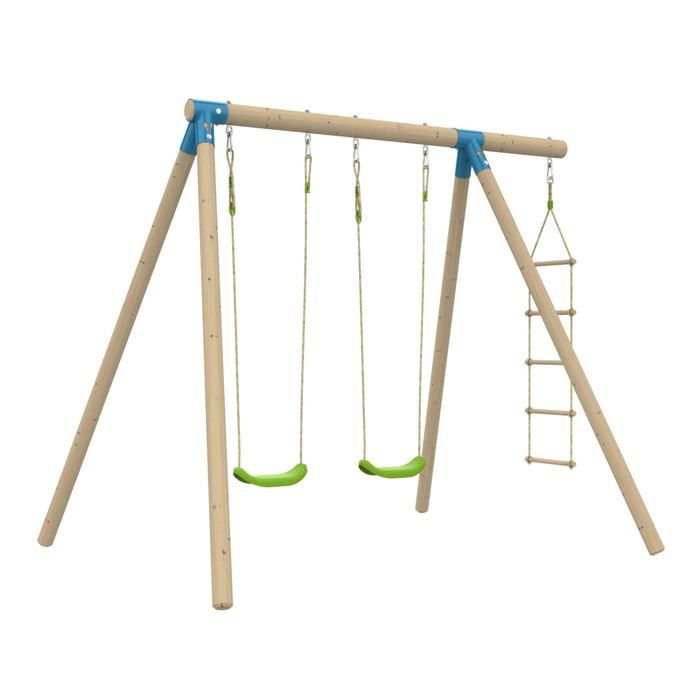 Portique 2 balançoires BALANDIER en Bois H224cm