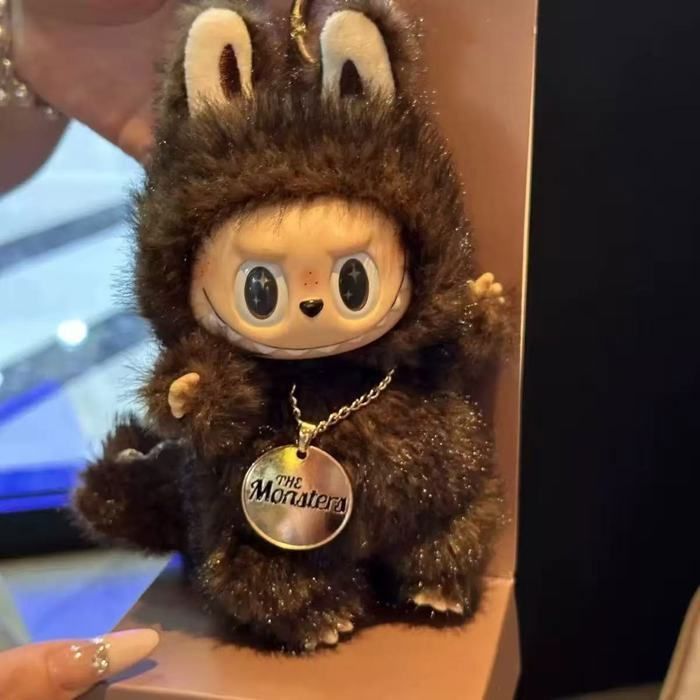 LABUBU -Petit leader zimomo-Les Monstres Big into Energy Series - Pendentif en Peluche Vinyle-18CM PELUCHE