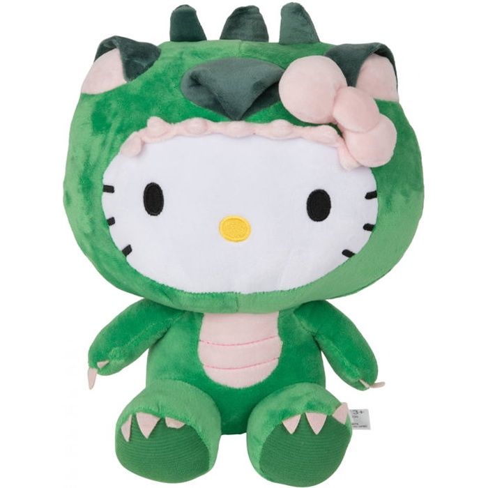 Figurine - YIBUJIAZU - Hello Kitty dinosaure - 12 pouces - Peluche douce - Jouet pour bébé