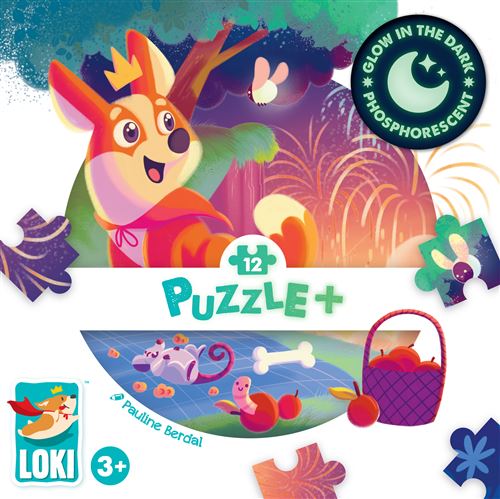 Puzzle 12 pièces Iello Loki va au Feu d'artifice