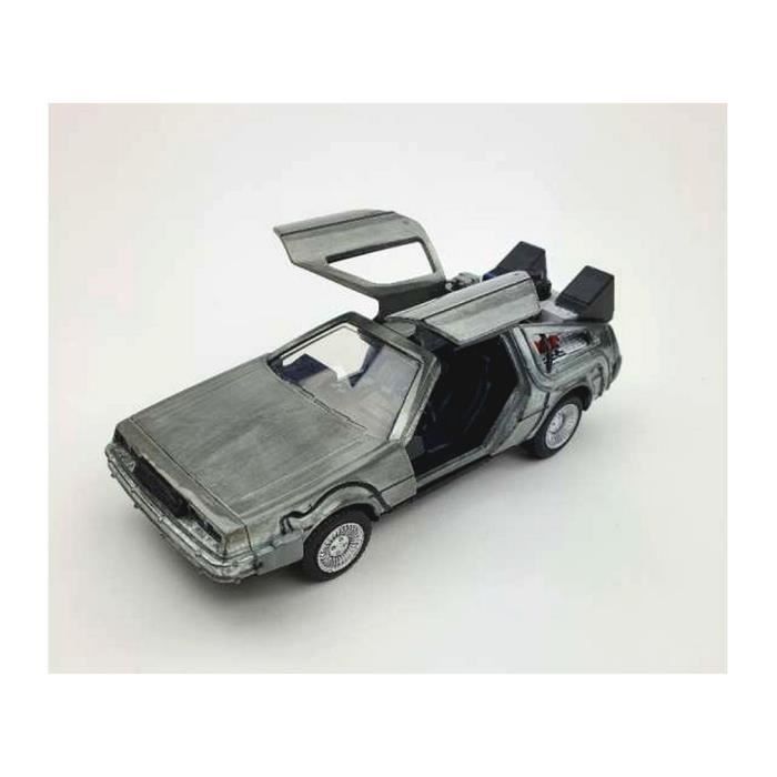 Jada Toys DeLorean Retour vers le Futur I 1/32 - Miniature montée métal gris