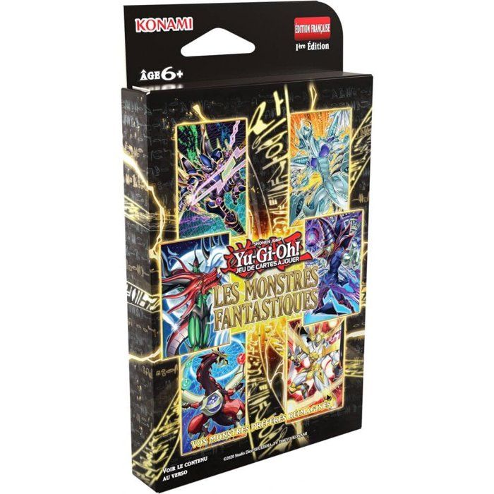 Pack 3 boosters de cartes à collectionner - YU-GI-OH! - Les Monstres Fantastiques - 3 boosters - Édition française - Cartes Grand Ma