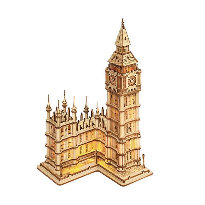 Puzzle 3D en bois à construire - ROBOTIME Big Ben DIY