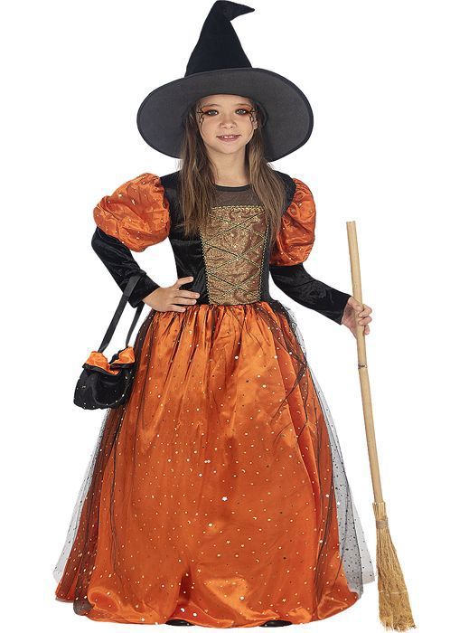Déguisement sorcière Premium fille 123407 - Funidelia- Déguisement fille et accessoires Noel Halloween carnaval et fêtes