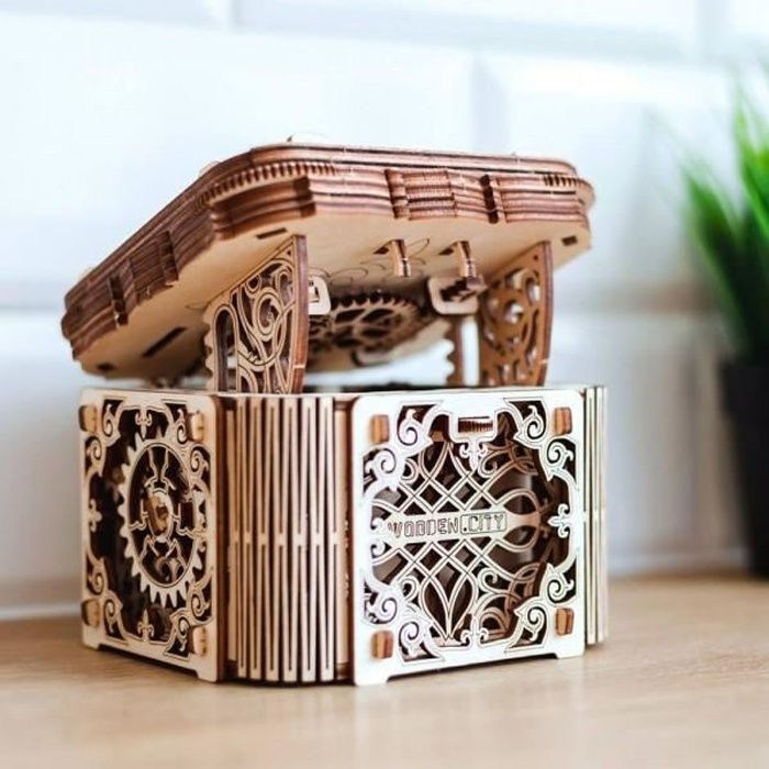 WOODEN CITY Kit de maquette Bois Boîte magique