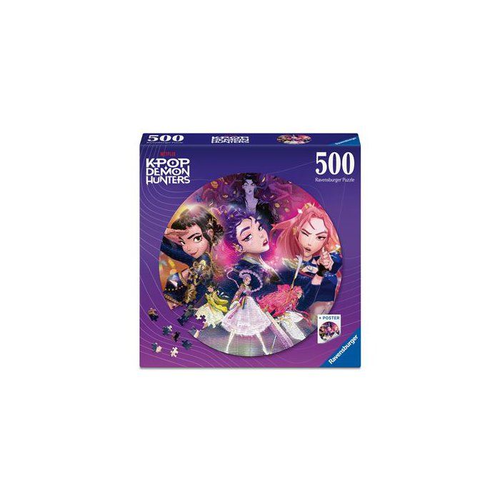 Ravensburger - Puzzles Adultes 500 pièces - KPop Demon Hunters - Pour les fans / KPop Demon Hunters - 12002052