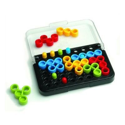 Jeu de voyage - SMART - IQ Twist - 100 défis - Jeu de réflexion logique en format de voyage