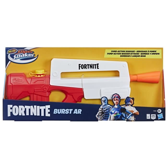 Blaster à eau Burst AR Fortnite de NERF SUPER SOAKER pour jeunes ados et adultes - jeu extérieur dété
