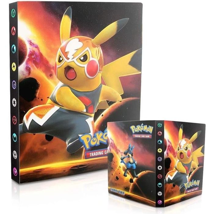 Album / classeur pour cartes Pokémon - Album cartes - PP haute qualité - Protège poussière et torsion - Insertion facile