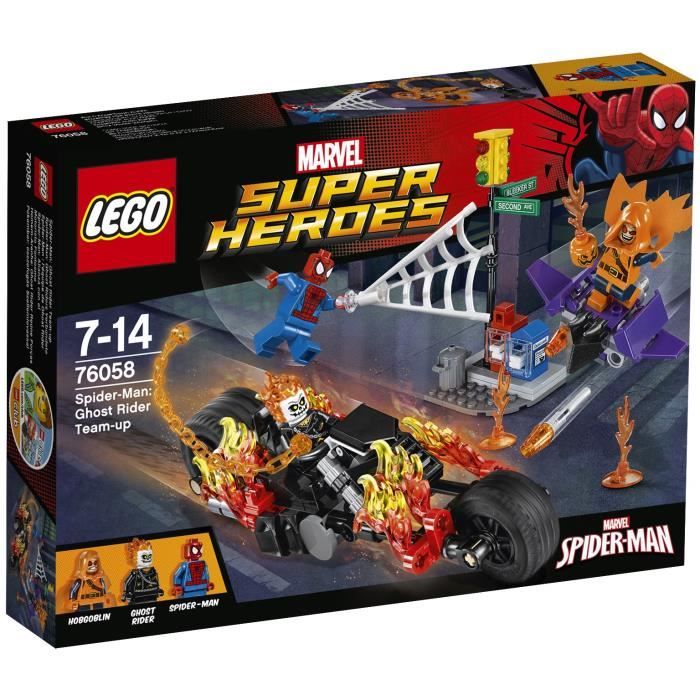 LEGO 76058 Marvel Super Heroes Spider-Man : léquipe de Ghost Rider