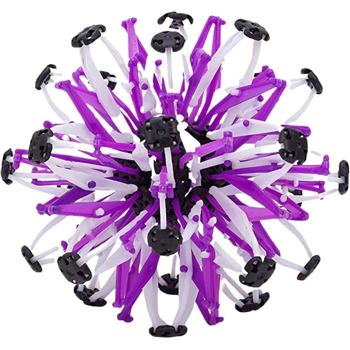 Balle Magique ExpansibleBallon Respiration ExtensibleBalle Extensibles Plastique MulticoloreJouet Boule Sphère ExtensibleViolet
