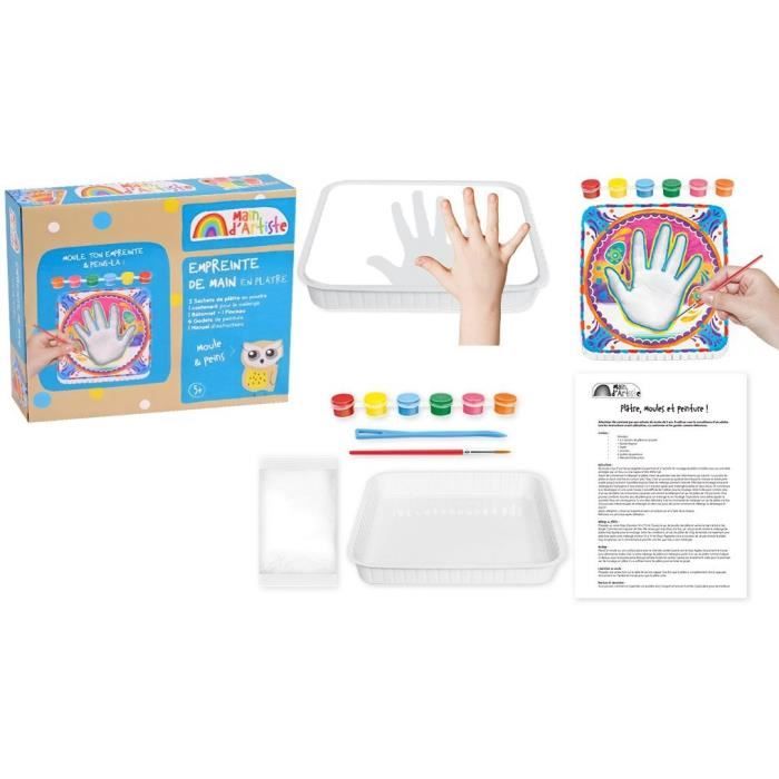 Kit de création empreinte de la main - Loisir Créatif - MAIN DARTISTE - Dès 5 ans