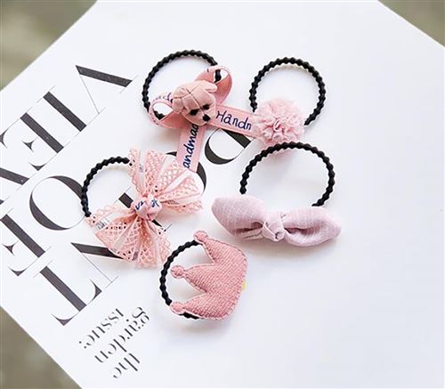 Chouchou à cheveux décoratifs pour une séance photo réussie de votre enfant ( 5pcs , Ourson ) NOVAGO