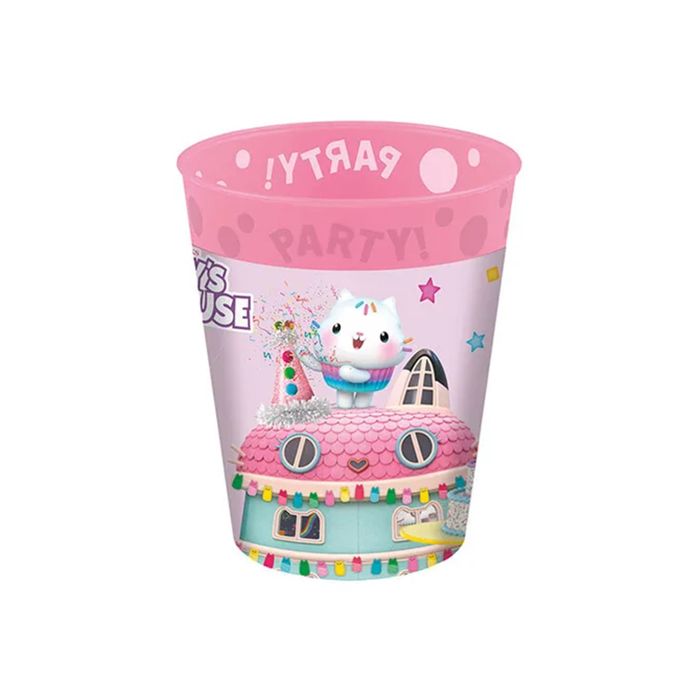 Assiettes - PROCOS - Gabby et la maison magique - Lot de 8 - 23 cm - Rose