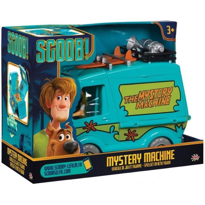Vehicule Scooby-Doo : Van Mystery Machine 24 Cm + Figurine Articulé Sammy - Voiture - Nouveuté