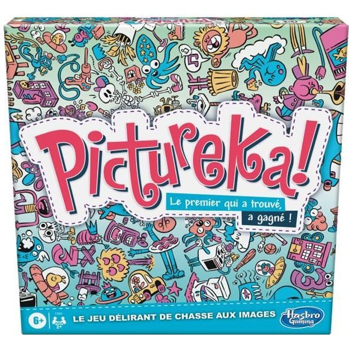 Pictureka! - Hasbro Gaming - Jeu avec images - jeu de plateau pour enfants - amusant pour la famille - à partir de 6 ans