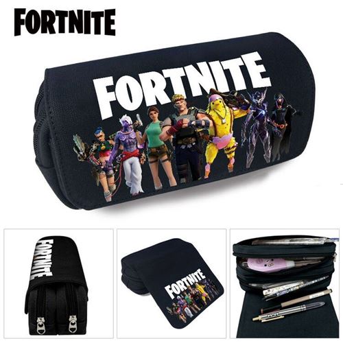 Trousse à crayon Fortnite Noir 20x10x7.5cm