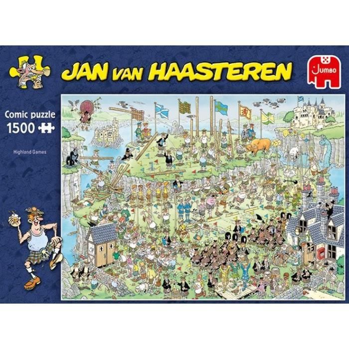 Puzzle - Jumbo - Jan Van Haasteren - Highland Games - 1500 pièces