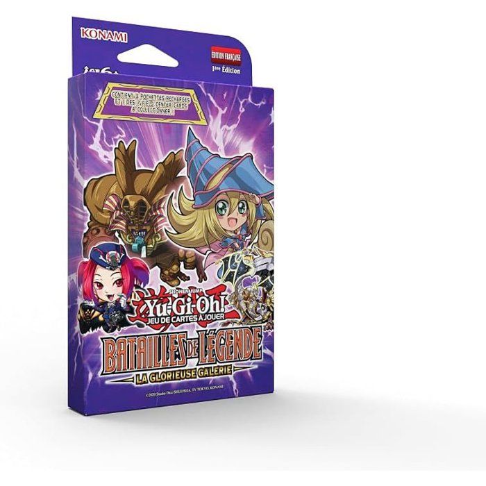 Pack de 3 boosters - YU-GI-OH! - Tuckbox Batailles de Légende : La Glorieuse Galerie - 15 cartes - Dès 6 ans - 1ère éd. française