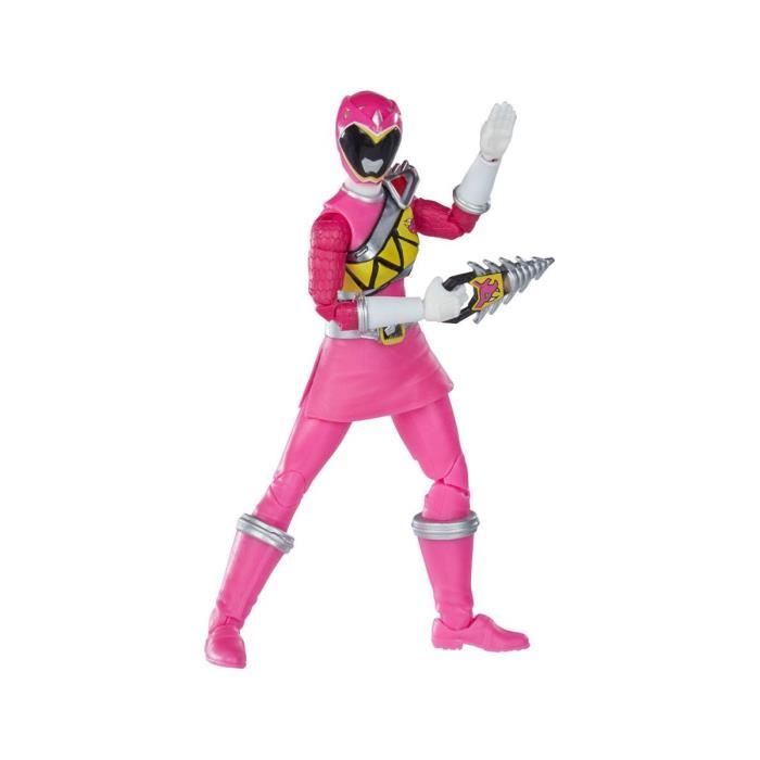 Figurine Power Rangers Dino Charge Lightning Collection - HASBRO - Pink Ranger - 15 cm - Blanc et Rose