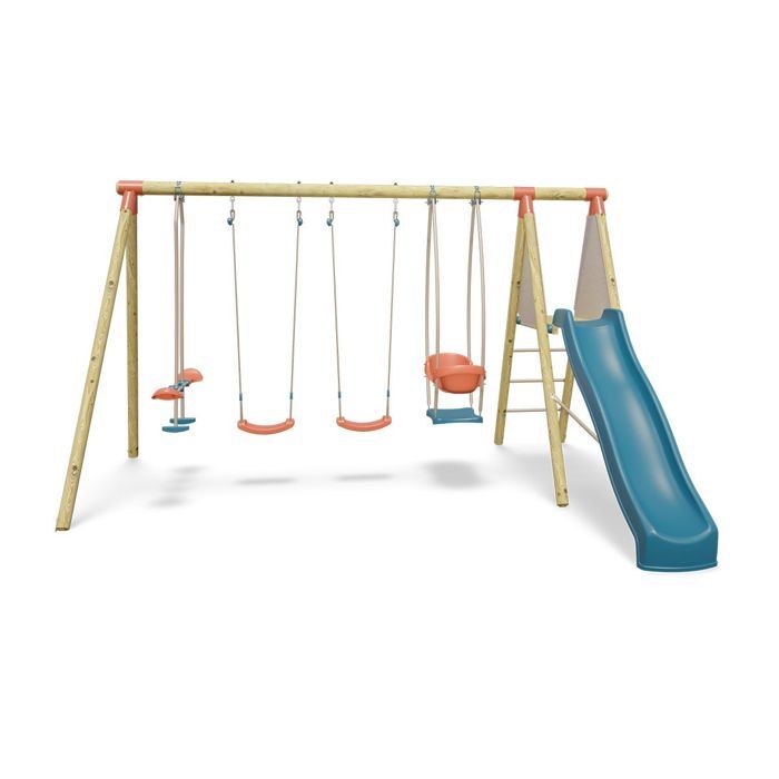 Station de jeux bois 230 m Topwood TALVI 2 - 8 enfants