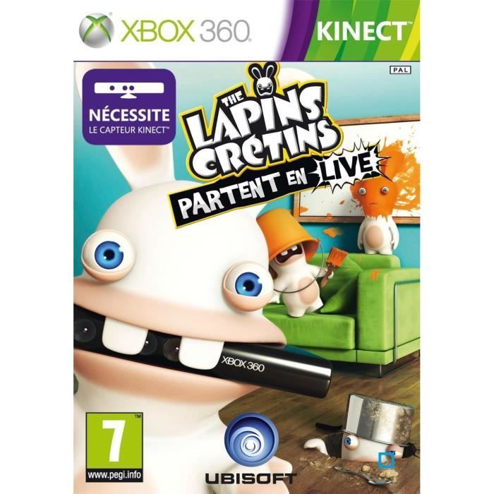 THE LAPINS CRETINS PARTENT EN LIVE KINECT XBOX360