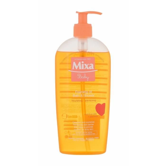 Mixa 400ml Huile De Douche Pour Bébé