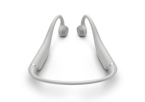 Casque audio sans fil open-ear pour enfant Philips TAK4607GY avec réducteur de bruit Gris blanc