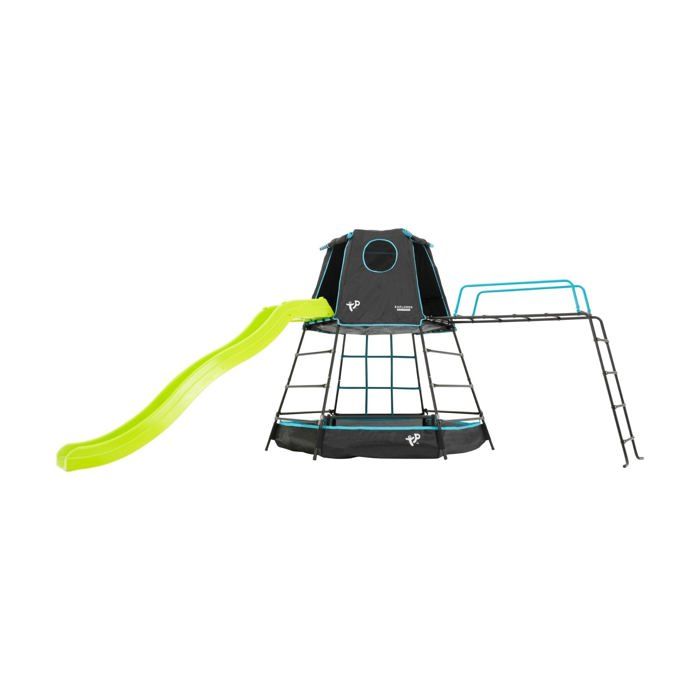 Aire de jeux métal toboggan EXPLORER TOUR en Métal H201cm