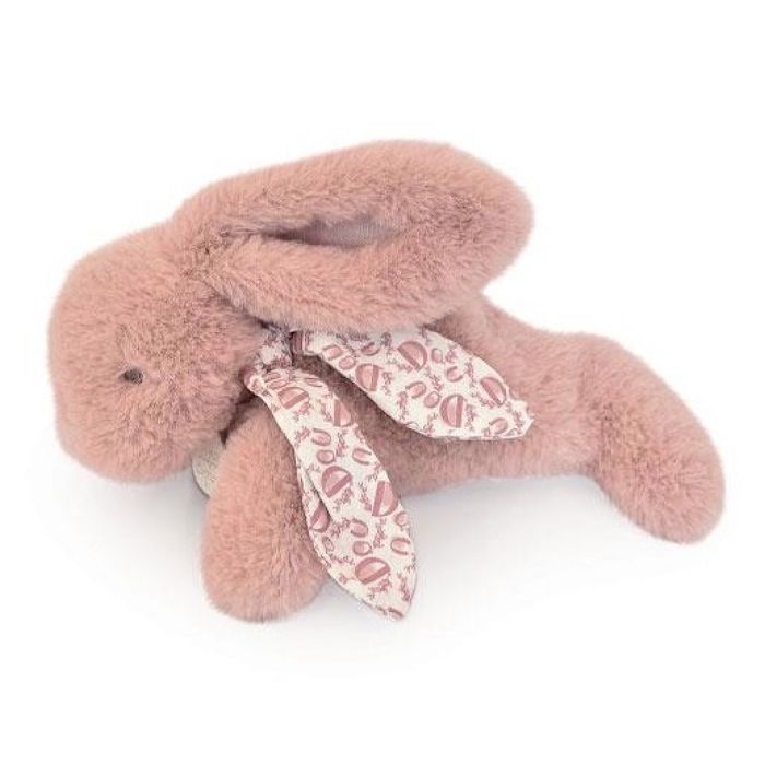 Peluche lapin - DOUDOU ET COMPAGNIE - DC4140 - 25 cm - Rose poudré - Poil soyeux