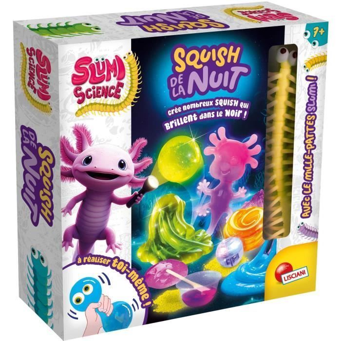 SLUMI Science Squishy de la Nuit Kit Expériences Scientifiques pour Enfants dès 6 Ans Kit Phosphorescent DIY