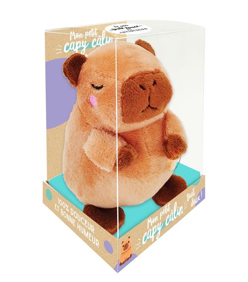 Capy câlin tout doux - Squish antistress -  Collectif - Larousse - Coffret - Jeux livres objets