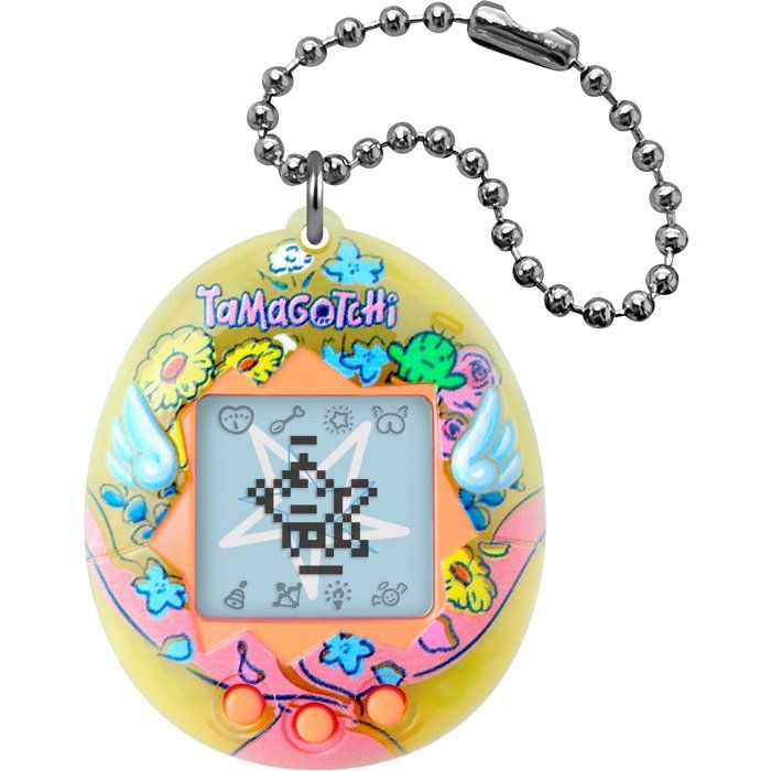 Tamagotchi - BANDAI - Tamagotchi original - Angel Bouquet - Animal électronique virtuel avec écran couleur 3 boutons et jeux