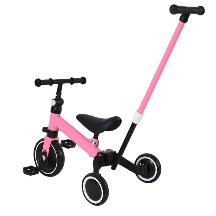 Tricycle rose adapté aux bébés à partir de 18 mois pour exercer léquilibre de lenfantXUEXINGJIA