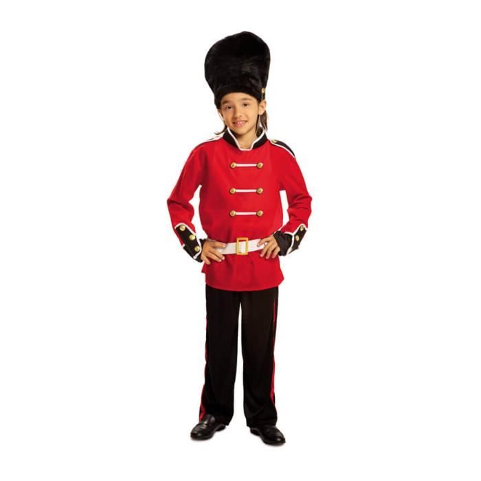 Déguisement - Garde Anglaise - Chapeau Chemise Ceinture Pantalon - Enfant - Intérieur