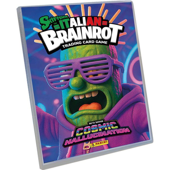 Pack de démarrage - PANINI - SKIFIDOL ITALIAN BRAINROT TCG 2 série BETA - Album + 1 pochettes - 7 cartes