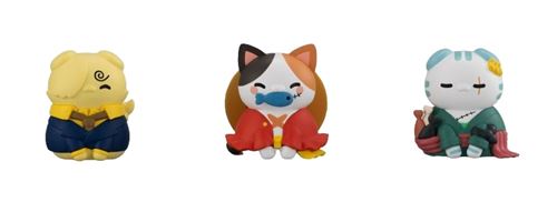 Pack de 3 mini-figurines en PVC Megahouse Taille 3 cm