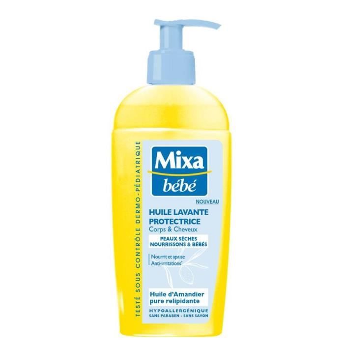 Huile lavante - MIXA - Bébé - 250ml - Hypoallergénique - Protectrice