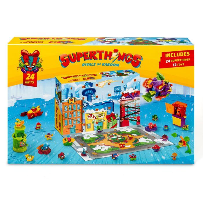 Calendrier de lAvent - SUPERTHINGS RIVALS OF KABOOM - 24 Surprises - Édition Limitée