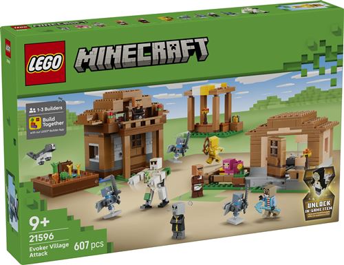 LEGO® Minecraft® 21596 L'Évocateur à l'attaque du village