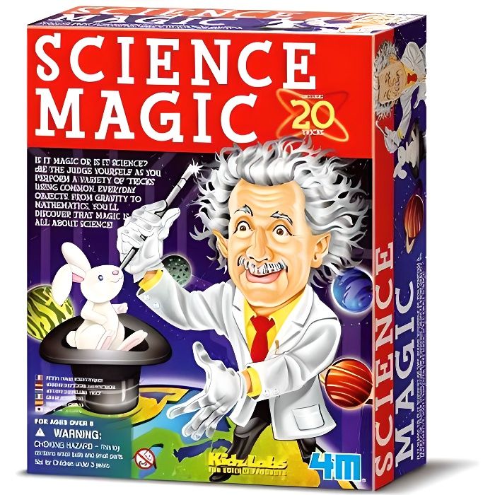 Kit dexpériences Scientifiques Magiques Kidzlabs