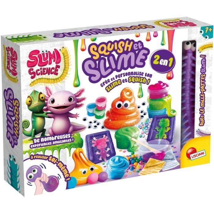 Squish et slime - Kit Scientifique - SLUMI SCIENCE  - Composants Variés Recettes Illustrées
