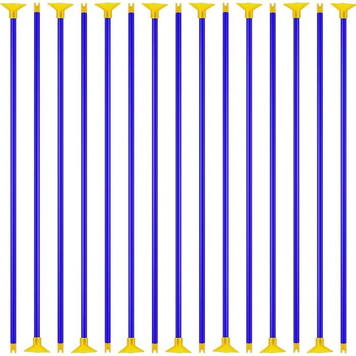 Flèches à ventouse de rechange pour jeu de tir à larc pour enfants légères bleues (lot de 20)