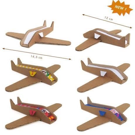 Avions en carton - Mes avions en carton - 6 avions à assembler et colorier
