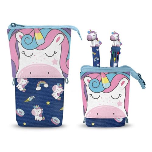 Oh My Pop! - Trousse Sweety Pop Up avec stylo à bille 10 couleurs & stylo à bille effaçable à encre gel