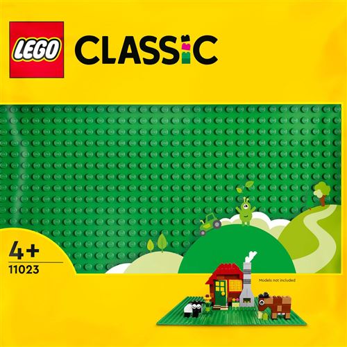 LEGO® 11023 Classic La Plaque De Construction Verte 32x32, Socle de Base pour Construction, Assemblage et Exposition