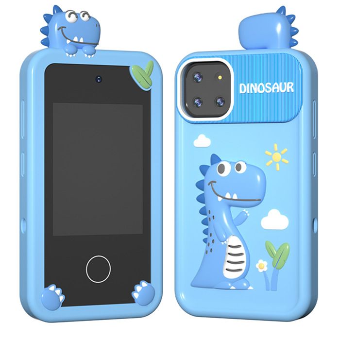 Jouet de téléphone Intelligent pour Enfants Téléphone Portable Enfants avec écran Tactile Lecteur Carte TF de 32G Cadeaux Noël-2